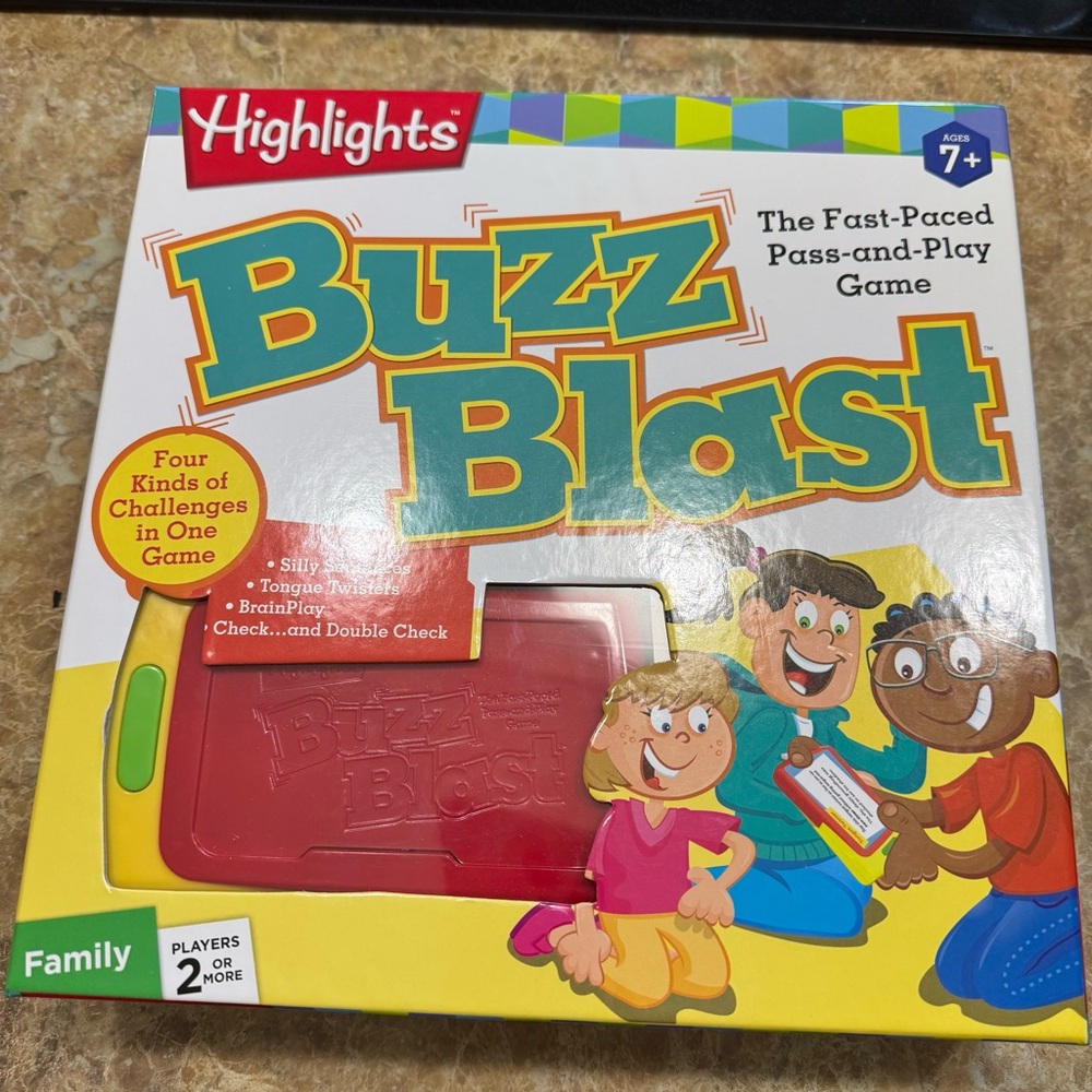 Highlights Buzz Blast Board Game Pass And Play Educational Family